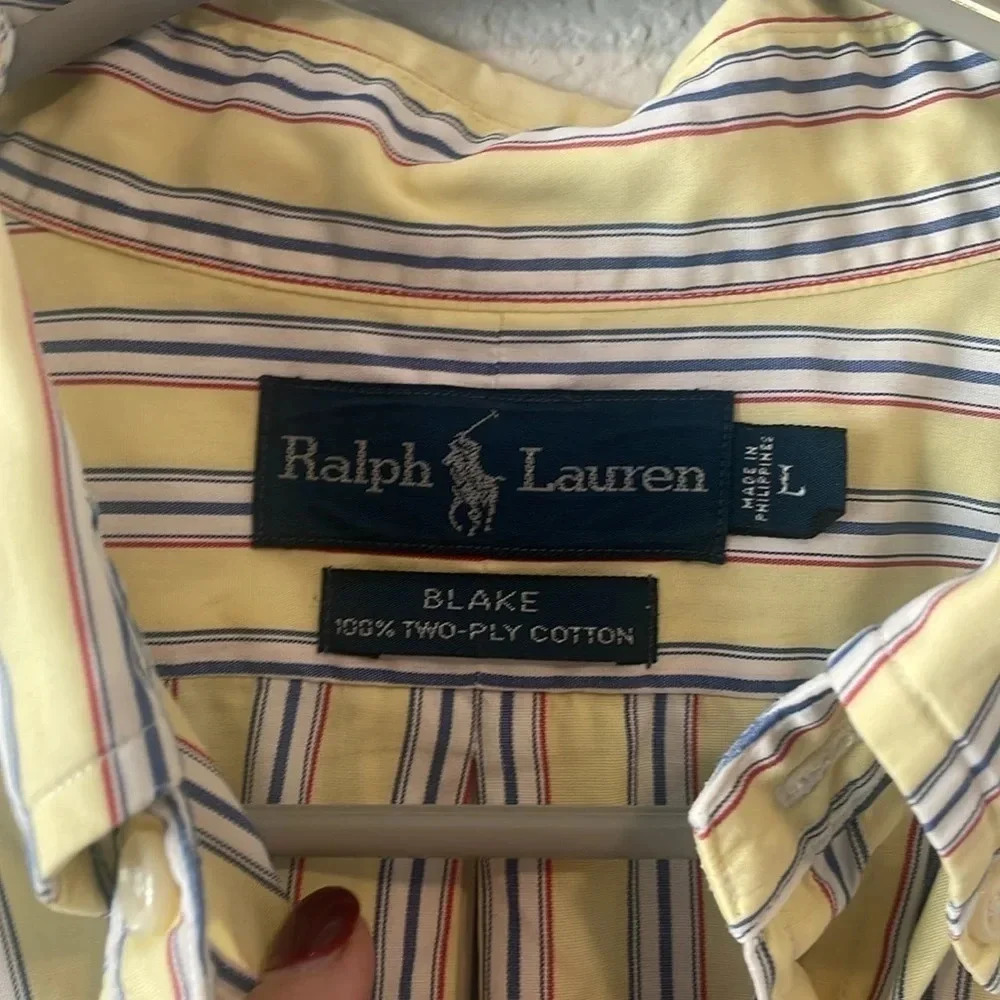 Ralph Lauren Blake size Large button up - Picture 2 of 5